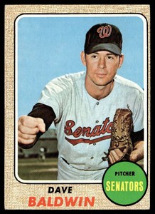 1968 Topps #231 Dave Baldwin VGEX-B107R12