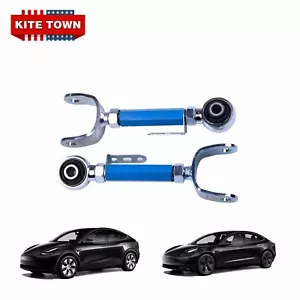 2pcs Adjustable Alignment Rear Camber Arms for Tesla Model 3 / Model Y 2017-2024 - Picture 1 of 10