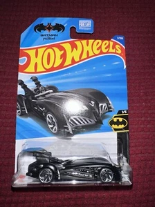 Hot Wheels BATMAN & ROBIN BATMOBILE, 2025 Case-A, Black, 2/250 New Mint In Hand - Picture 1 of 2