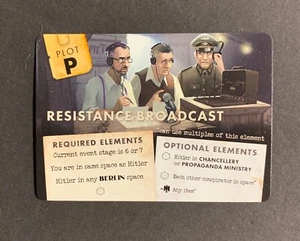 Black Orchestra Resistance Broadcast Man Vs Meeple Promo NUEVO - Imagen 1 de 1