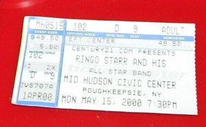 Ringo Starr concert ticket stub May 15, 2000 Beatles & GDS mag. 1989