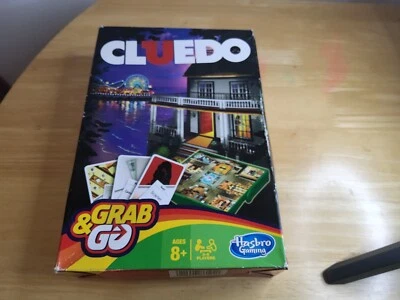 Cluedo Grab & Go Game Travel Edition 3 - 6 Players Ages 8+ Hasbro - NEW - Image 1 of 2