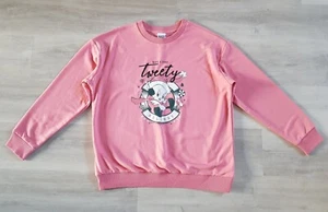 TWEETY PIE CHRISTMAS JUMPER size 12 - 14 sweatshirt GEORGE xmas LOONEY TUNES - Picture 1 of 12