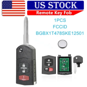 Keyless Entry Remote for 2007 2008 2009 2010 2011 2012 Mazda CX-7 Car Key Fob - Picture 1 of 11