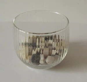 Natural Small Stones for Decor, Potted Plants, in a Textures Glass Cup - Picture 1 of 2