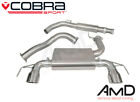 Cobra Corsa VXR E Cat Back Exhaust System Non Resonated Stainless Steel 3" VZ18
