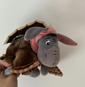 Disneyland Resort Disney 2001 Vintage Thanksgiving TURKEY EEYORE Bean Bottom Toy - Picture 1 of 15
