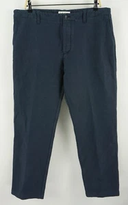 You Must Create YMC Herren 36 x 30 blau Baumwolle Leinen gewebt strukturiert Chino Hose - Bild 1 von 10