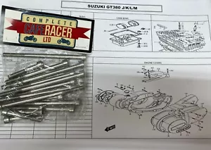 SUZUKI GT380 J/K/L/M 115 PIECE STAINLESS STEEL A2 ALLEN BOLT KIT - Picture 1 of 1