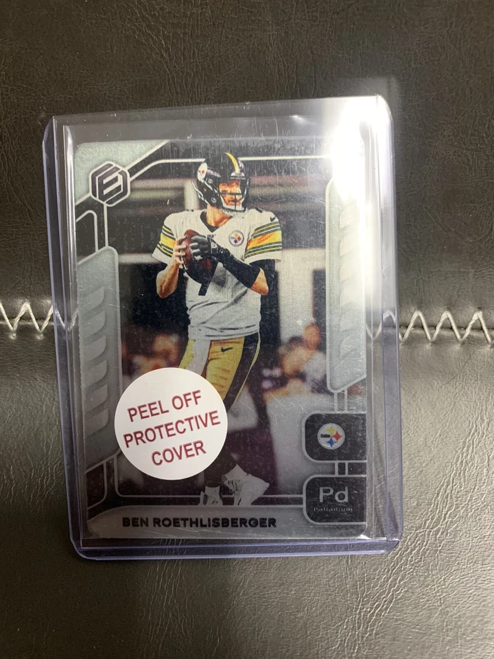 2020 Panini Elements Ben Roethlisberger Palladium Parallel SP 6/46 Steelers HOF - Image 1 of 4