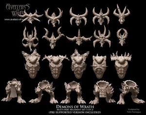 Daemons of Wrath x10 - Multi-Part - Avatars of War - Picture 1 of 3