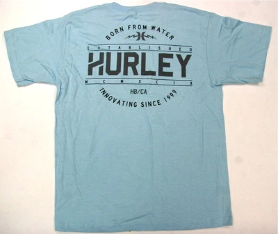 Hurley Boys T Shirt Born From Water Innovating Since 1999 Orange Hurley Surfing  - Image 1 of 4