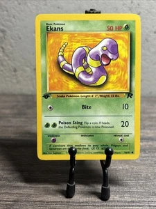 Ekans 56/82 Team Rocket Regular Common - WOTC - 1st Ed - Pokemon TCG - Fast Shipping - LP - Bild 1 von 8