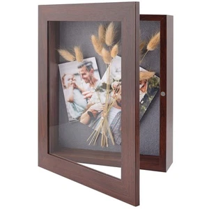 , 8x10.5 Shadow Box Frame Display Case, 2-inch Depth, Great for Collages, Col... - Picture 1 of 9