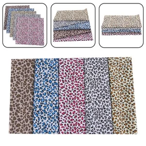 50*50cm Leopard Print Fabric Patchwork Set Print Set And Crafts Cotton - Bild 1 von 10
