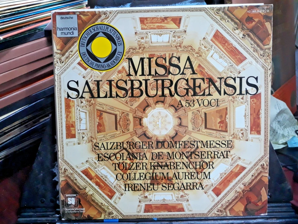 Missa Salisburgensis Plaudite Tympana Collegium Aureum Segarra SQ Quadro почти как новая Lp - Изображение 1 из 4
