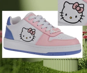 Hello Kitty by Sanrio Sneakers size 11 Low Top Casual Court Pink Purple Women's - Picture 1 of 24