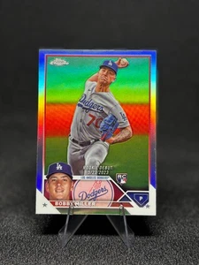 2023 Topps Chrome Update - Rookie Debut Bobby Miller #USC199 Refractor (RC) - Picture 1 of 2