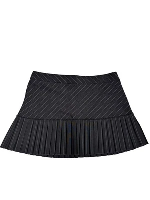 Minifalda plisada a rayas vintage Y2k de First Crush talla 9 Foto 1 de 4