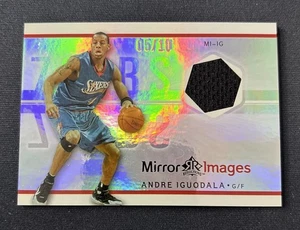 Andre Iguodala #MI-IG 2004-05 Reflections Mirror Images Dual Jersey RC #’d 5/10 - Picture 1 of 14