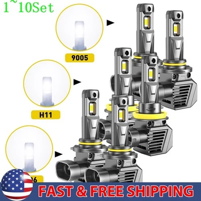 AUXITO 9005 9006 LED Faros Conversión Luz Alta Baja Super Blanco 2/4X Foto 1 de 4