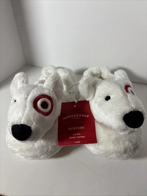Zapatillas Wondershop Target Bullseye perro niño pequeño nuevas con etiquetas niños niñas grandes 9T-10T raras Foto 1 de 4