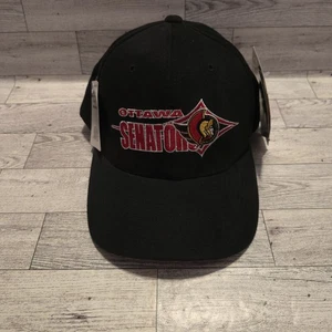 Vintage 90'S Starter Center Ice Ottawa Senators NHL HAT Hook & Loop Strapback - Picture 1 of 4