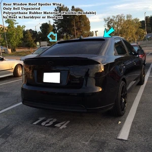 284R Type Rear Window Roof Spoiler Wing Fits 2009~2013 Kia Forte Koup LPI Coupe - Picture 1 of 9