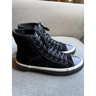 AllSaints Men's Black Douglas Contrast High Top Sneakers Men's 11 - Image 1 of 4