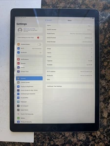 ipad pro 12.9 ( 2nd Gen 64GB WiFi ) Weak Battery , Dead Pixels - Afbeelding 1 van 4