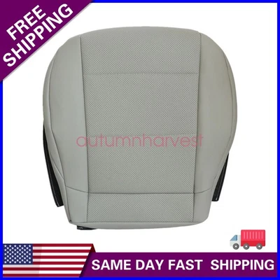 Cubierta de asiento de cuero gris PERF inferior de pasajero para Mercedes Benz C230 2005-2007 Foto 1 de 4