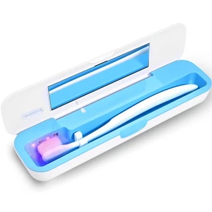 UV Zahnbürste Desinfektionsmittel und Halter, Tragbares Reiseetui und Abdeckung, Zahnbürste... - Bild 1 von 6