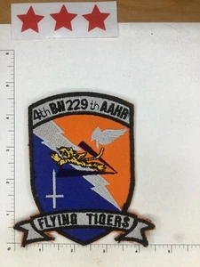 VINTAGE GERMAN MADE US ARMY 4TH 229TH AAMR FLYING TIGERS SQUADRON PATCH - Picture 1 of 2