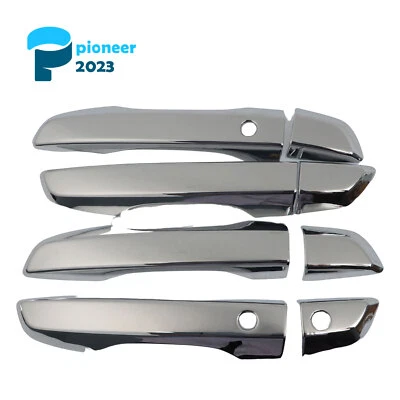 New Chrome Door Handle Cover Trim Fits for 2016-2019 Honda Civic Sedan 10th - Image 1 of 4