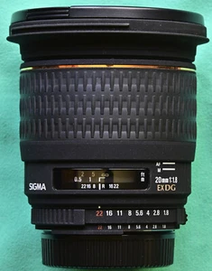Sigma Weitwinkel 20mm F1.8 EX DG Aspherical RF neu!!! - Bild 1 von 9