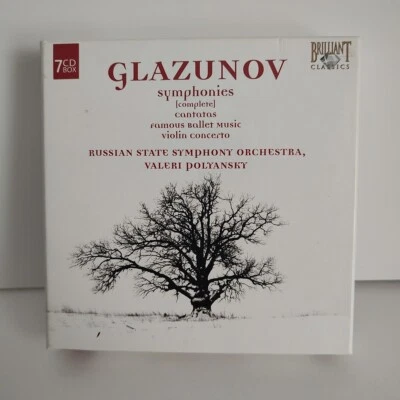 Glazunov: Symphonies  Cantatas; Famous Ballet Music Violin Concerto 7 CD Box Set - Image 1 of 4