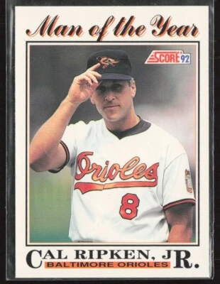 Puntuación #794 1992 Cal Ripken, Jr. Baltimore Orioles Foto 1 de 2