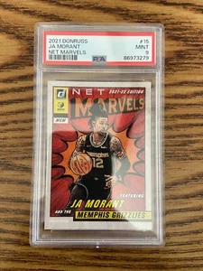 PSA 9 2021 Donruss Ja Morant Net Marvels #15 - Picture 1 of 2