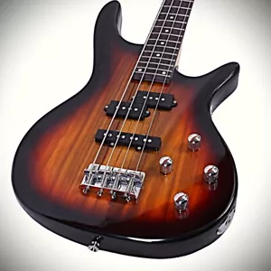 Unbranded Sunburst 4-String Electric Bass Guitar, Full Size, 24-Fret Fretboard - Picture 1 of 13