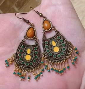 Pendientes Colgantes Ligeros Nuevos Sin Etiquetas Moda Boho Joyería 2" Envío Gratis  - Imagen 1 de 10