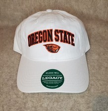 NWT! Legacy Oregon State Beavers Relaxed Twill White Adjustable Hat