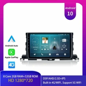 10.1" Android 12 Car Stereo Radio for Toyota Kluger 2015~18 GPS NAVI Carplay DSP - Imagen 1 de 10
