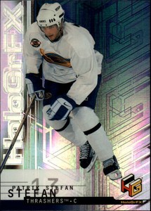 1999-00 Upper Deck HoloGrFx Atlanta Thrashers Hockey Card #3 Patrik Stefan RC