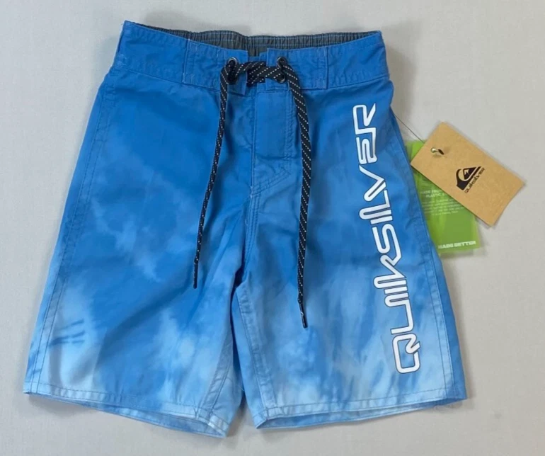 Pantalones cortos de natación de poliéster Quiksilver para niño NUEVO Foto 1 de 2