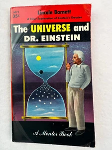 PB Universe and Dr. Einstein (1954) Lincoln Barnett Paperback A Mentor Book Vtg - Picture 1 of 14