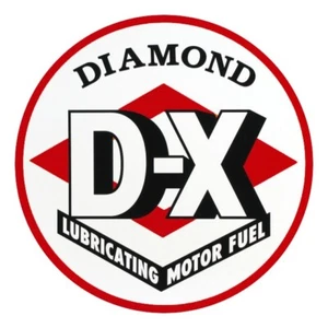 FITS VINTAGE DIAMOND D-X GASOLINE GAS MOTOR OIL PUMP CAVE BUMPER STICKER DECAL - Bild 1 von 1