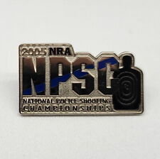 ⭐️ NRA NPSC 2005 National Police Shooting Championships Hat Lapel Gun Pin