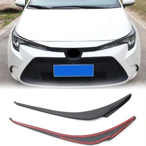 For Toyota Corolla Hatchback 2019-24 Front Headlight Eyebrows Eyelids Trim Black - Bild 1 von 10