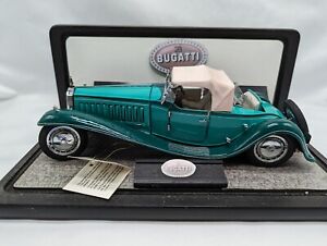 Franklin Mint 1929 Bugatti Type 41 Royale Esders Roadster Display Case Included