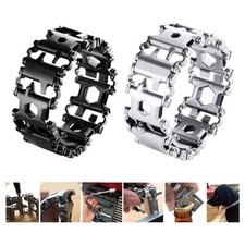 29 in 1 Multi Tool Bracelets Multifunction Repair Bracelet Stainless Steel OR